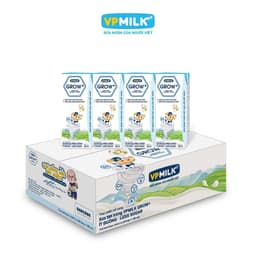 Thumbnail Sữa Tiệt Trùng VPMilk Grow+ ít đường thể tích 180ml (lốc 4 hộp x 6) 3