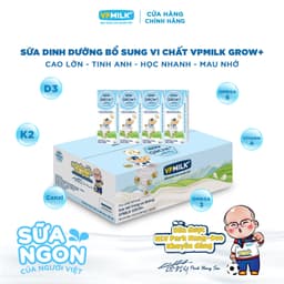 Thumbnail Sữa tiệt trùng VPMilk Grow+ hộp 180ml (thùng 48 hộp) 4