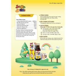 Thumbnail Mua 5 Tặng 2 Japa Kids  kích thích ăn ngon, tăn cân tăng chiều cao cho bé 100ml 4