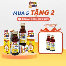 Thumbnail Mua 5 Tặng 2 Japa Kids  kích thích ăn ngon, tăn cân tăng chiều cao cho bé 100ml 1