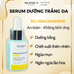 Thumbnail Serum dưỡng trắng mờ thâm sạm da và cấp ẩm BLANICA Whitening & Soothing Serum 30ml 1