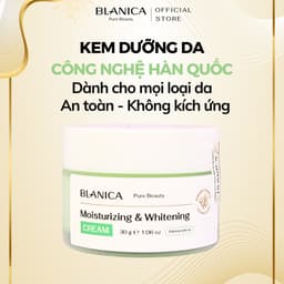 Thumbnail Kem dưỡng cấp ẩm dưỡng da sáng khỏe đều màu BLANICA Moisturizing & Whitening Cream ngăn ngừa lão hóa 30g 1