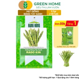 Thumbnail Hạt Giống Măng Tây Xanh Greenhome, Gói 0.5g~50 hạt, Dễ Trồng, Nảy Mầm Cao, Thu Hoạch, Năng Suất T19 1