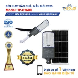 Thumbnail Đèn Bàn Chải TP SOLAR Năng Lượng Mặt Trời, Đèn Công Trình Vát 2 Mặt, Độ Sáng Cao Vỏ Nhôm - Bảo Hành 3 Năm Chính Hãng 1