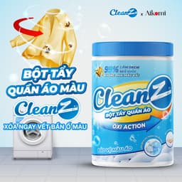 Thumbnail Bột tẩy quần áo màu CleanZ 300g đánh bay vết bẩn, ố màu giúp làm sạch quần áo như mới 1
