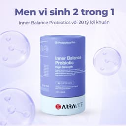 Thumbnail Men Vi Sinh Phụ Nữ  Arravite Inner Balance - Viên Uống Phụ Khoa Ngăn Ngừa Ngứa Ngáy Khó Chịu Cơ Thể 1