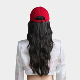 Thumbnail DEAR JOSÉ - Nón lưỡi trai thêu nổi đính đá Magnetic Đỏ 2