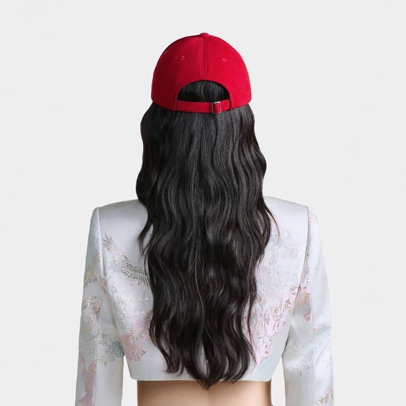 Ảnh DEAR JOSÉ - Nón lưỡi trai thêu nổi đính đá Magnetic Đỏ 2