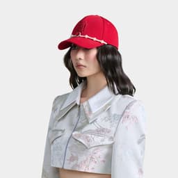 Thumbnail DEAR JOSÉ - Nón lưỡi trai thêu nổi đính đá Magnetic Đỏ 3