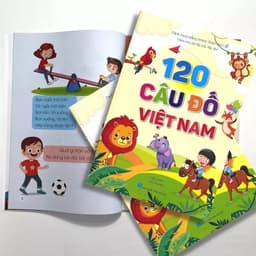 Thumbnail Sách – 120 Câu Đố Việt Nam - Dành Cho Trẻ Tập Nói, Tập Đọc - Minh Họa Bằng Tranh Theo Chủ Đề 4