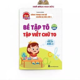 Thumbnail Sách - Bé Tập Tô, Tập Viết Chữ To Cho Bé Từ 4-6 Tuổi 1