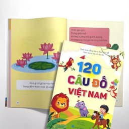 Thumbnail Sách – 120 Câu Đố Việt Nam - Dành Cho Trẻ Tập Nói, Tập Đọc - Minh Họa Bằng Tranh Theo Chủ Đề 3