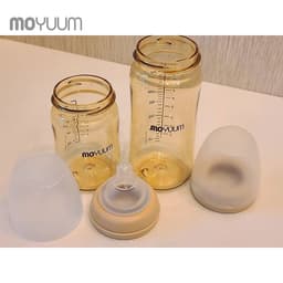 Thumbnail Combo Bình sữa MOYUUM nhựa PPSU 170ml (núm 0-2m) và 270ml ( núm 2-5m) phiên bản không họa tiết 3