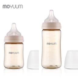 Thumbnail Combo Bình sữa MOYUUM nhựa PPSU 170ml (núm 0-2m) và 270ml ( núm 2-5m) phiên bản không họa tiết 1
