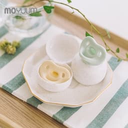 Thumbnail Núm ty giả MOYUUM chất liệu Silicone (bao gồm hộp đựng) size 0-5m/ 6m+ 4
