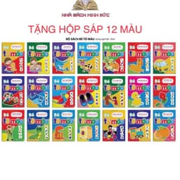 Thumbnail Sách (Tặng Màu) - Bé Tô Màu (Bộ 20 Cuốn Dành Cho Trẻ 3-6 Tuổi Song Ngữ Việt Anh)- Tặng màu 1