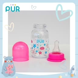 Thumbnail Bình sữa cổ thường thân thon có eo Pur 3