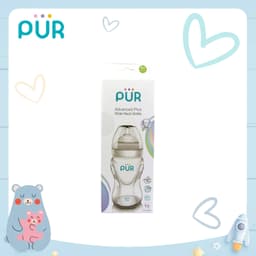Thumbnail Bình sữa cổ rộng Pur Advanced Plus 250ml, có sẵn 1 núm size M (3-6th) trong bình 2