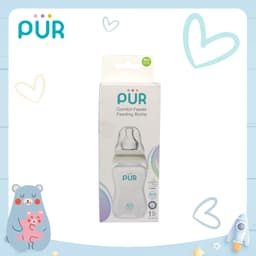 Thumbnail Bình sữa cổ thường Pur - Comfort Feeder 120ml  (Anti-Colic Feeding bottle), có sẵn 1 núm size M trong bình 2