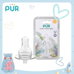 Thumbnail Vỉ 2 núm ti cho bình cổ thường Pur Comfort Feeder (Anti-Colic Feeding bottle) 1