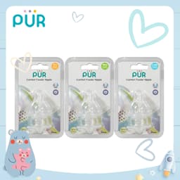 Thumbnail Vỉ 2 núm ti cho bình cổ thường Pur Comfort Feeder (Anti-Colic Feeding bottle) 3