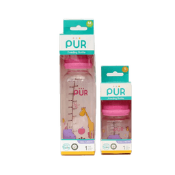 Thumbnail Bình sữa cổ thường thân thon Feeding 250ml, có sẵn 1 núm size M trong bình 1