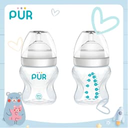 Thumbnail Bình sữa cổ rộng Pur Advanced Plus 150ml, có sẵn 1 núm size S (0-3th) trong bình 1