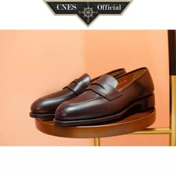 Thumbnail Giày Tây Nam Loafer Gồm Ba Màu Thủ Công Chất Liệu Da Bê Cao Cấp Thương Hiệu CNES (TREVI) 1