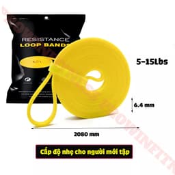 Thumbnail Dây kháng lực Power band Prowin Fitness hỗ trợ tập gym, yoga, kéo xà 2