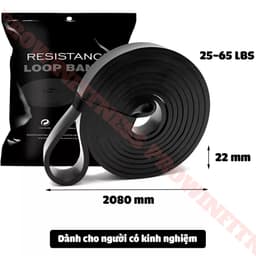 Thumbnail Dây kháng lực Power band Prowin Fitness hỗ trợ tập gym, yoga, kéo xà 4