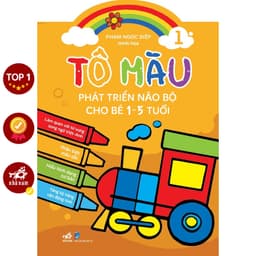 Thumbnail Sách - Bộ Tô màu phát triển não bộ cho bé 1-5 tuổi (10 cuốn lẻ) 1