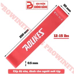 Thumbnail Dây miniband Aolikes kháng lực tập gym chân mông tay đùi cao su đàn hồi nam nữ 4