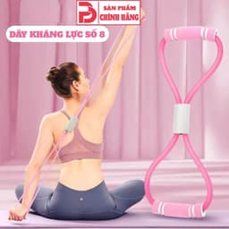 Thumbnail Dây kháng lực số 8 tập Prowin Fitness Yoga Gym chuyên dụng 1