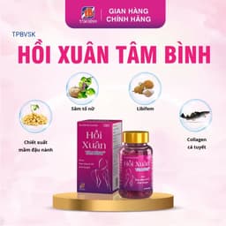 Thumbnail Hỗ trợ bổ sung nội tiết tố nữ Hồi Xuân Tâm Bình, cải thiện bốc hỏa, nám da, rối loạn kinh nguyệt 1