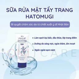 Thumbnail Sữa Rửa Mặt Tẩy Trang & Làm Sáng Da Hatomugi Hạt Ý Dĩ Nhật Bản (130g) 1