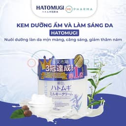 Thumbnail Kem Dưỡng Ẩm Hatomugi Naturie Chiết xuất Ý Dĩ Dưỡng Ẩm Và Làm Sáng Da Reihaku Hatomugi Dùng Cho Mọi Loại Da (180g, 300g) 1