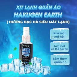 Thumbnail Xịt Lạnh Quần Áo Làm Mát Cơ Thể Hakugen Nhật Bản Nhiều Mùi Hương 100ml 3