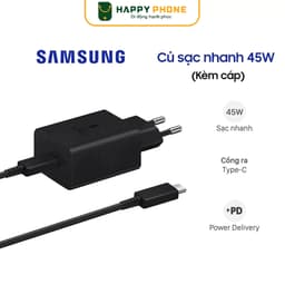 Thumbnail Bộ sạc nhanh Samsung 45W (kèm cáp) - Hàng chính hãng, Mới 100% 1