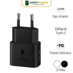 Thumbnail Củ sạc Samsung 25W Type C (EP-T2510) - Hàng chính hãng, Mới 100% 1