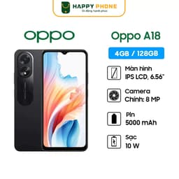 Thumbnail Điện thoại OPPO A18 (4GB/128GB) - Hàng mới 100%, Nguyên seal, Bảo hành 12 tháng 2