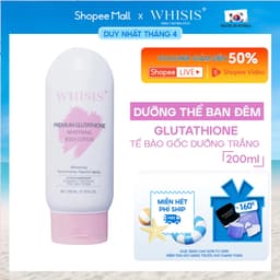 Thumbnail Dưỡng Thể Trắng Da Ban Đêm Whisis Premium Glutathione Whitening Body Lotion 200ml 1