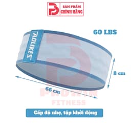 Thumbnail Dây kháng lực miniband vải Aolikes version 2024 hỗ trợ tập gym yoga mông đùi, chất liệu vải cao su 2