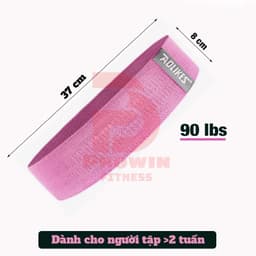 Thumbnail Dây miniband vải Aolikes kháng lực tập gym chân mông tay đùi cao su 4