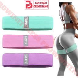 Thumbnail Dây miniband vải Aolikes kháng lực tập gym chân mông tay đùi cao su 1