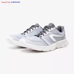 Thumbnail Giày chạy bộ thể thao nữ RUN 100 Decathlon siêu nhẹ màu xám 8351800 1