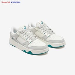 Thumbnail Giày thể thao nữ DECATHLON CJ80 xám/trắng/xanh lá mã 8803375 1