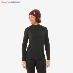 Thumbnail Áo lót trong giữ nhiệt nữ DECATHLON Wedze BL500 8759464 8759463 1