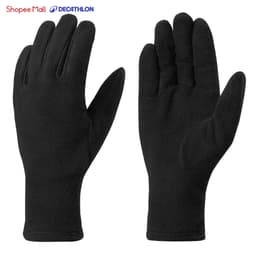 Thumbnail Găng tay lót nỉ giữ ấm mt100 đen DECATHLON forclaz mã 8655817 1
