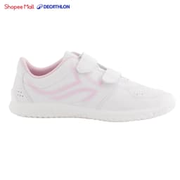Thumbnail Giày tennis pickleball ts700 cho trẻ em trắng hồng DECATHLON mã 8351659 1