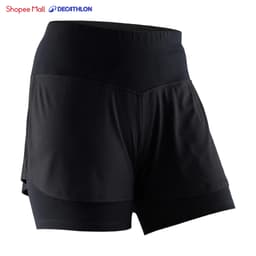 Thumbnail Quần thể thao nữ tập gym, pilates DECATHLON nyamba màu đen mã 8518568 1